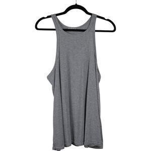 Free People Intimately Grey Ribbed Tank – Size L NWT